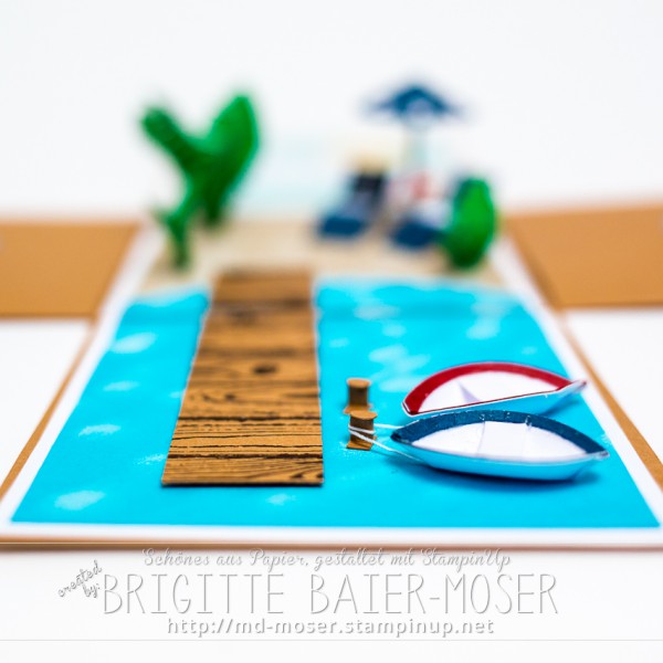 Explosionsbox Thema Reise mit Strandmotiv – Geschenke Shop von